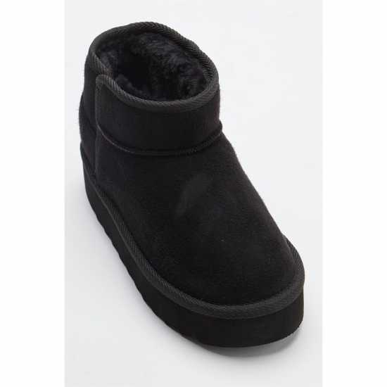 Боти Studio Faux Fur Lined Low Ankle Boots Боти Studio Faux Fur Lined Low Ankle Boots