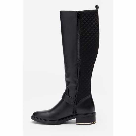 Comfort Quilted Tall Stretch Calf Boot  Дамски ботуши