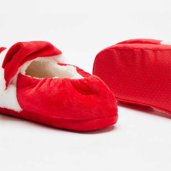 Christmas Santa Slipper Red  Чехли