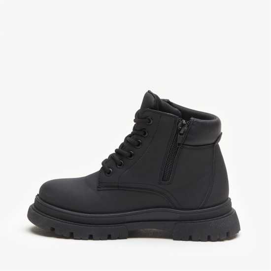 Lace Up Chunky Sole Boot  Детски ботуши