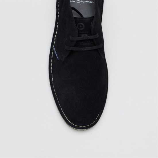 Мъжки Боти Sherman Hemmings Black Chukka Boots  Мъжки обувки