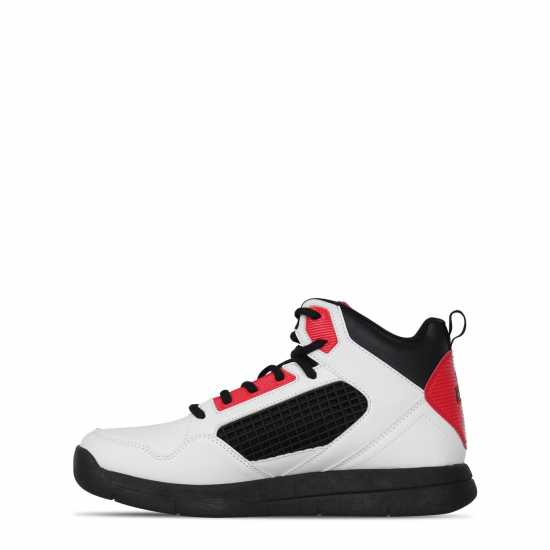 Rise Reverse Basketball Trainers Mens Бяло/Черно/Червено Баскетболни маратонки