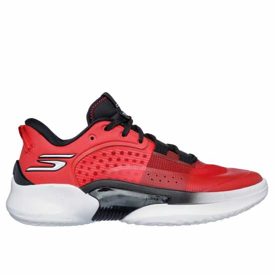 Skechers Mens Lockdown Basketball Trainers Червен/Черен Мъжки баскетболни маратонки