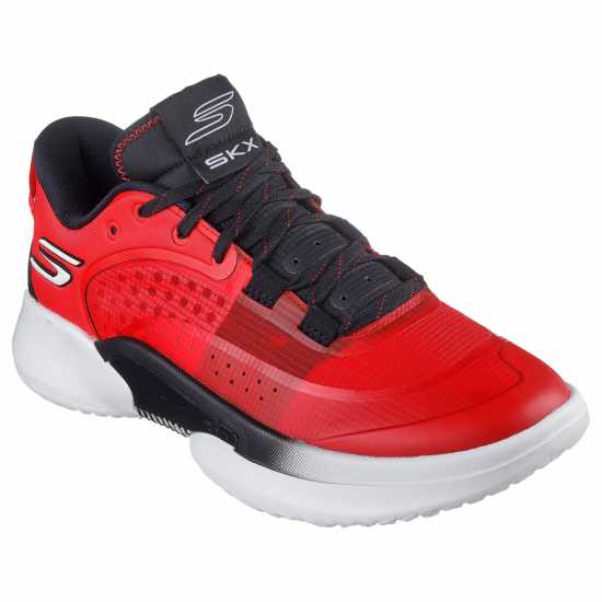 Skechers Mens Lockdown Basketball Trainers Червен/Черен Мъжки баскетболни маратонки