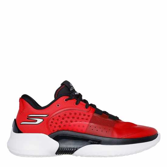 Skechers Mens Lockdown Basketball Trainers Червен/Черен Мъжки баскетболни маратонки