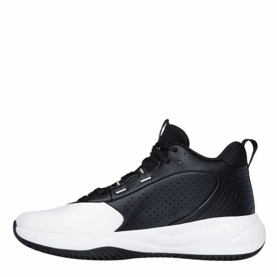 Skechers Klutch Basketball Trainers Mens Бяло/Черно Мъжки баскетболни маратонки
