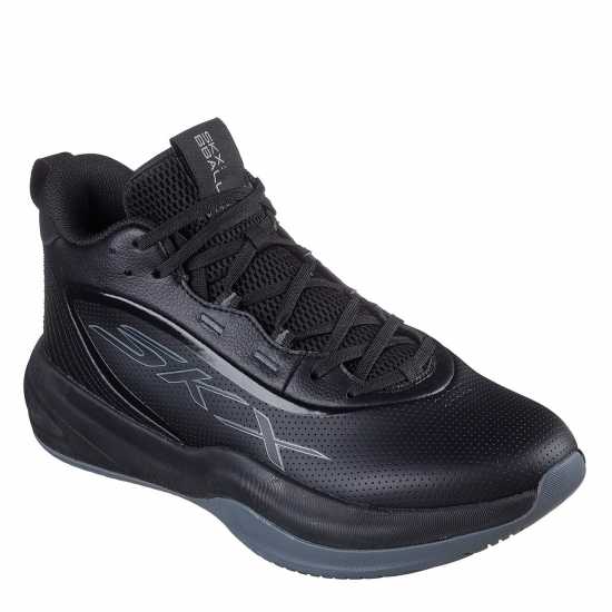 Skechers Klutch Basketball Trainers Mens Черно/Черно Мъжки баскетболни маратонки