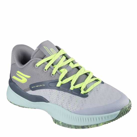 Skechers Nexus Basketball Trainers Mens Угъл/Зелен Баскетболни маратонки