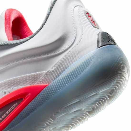 Air Jordan Zion Basketball Trainers Бяло/Червено 