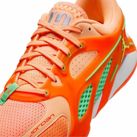 Air Jordan Heir Basketball Trainers Adults Оранжево/Зелено Мъжки баскетболни маратонки