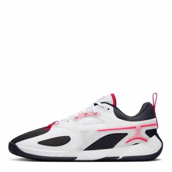 Nike Heir Basketball Trainers Adults Бяло/Черно/Червено Баскетболни маратонки