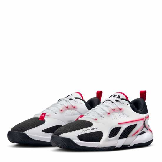 Nike Heir Basketball Trainers Adults Бяло/Черно/Червено Баскетболни маратонки