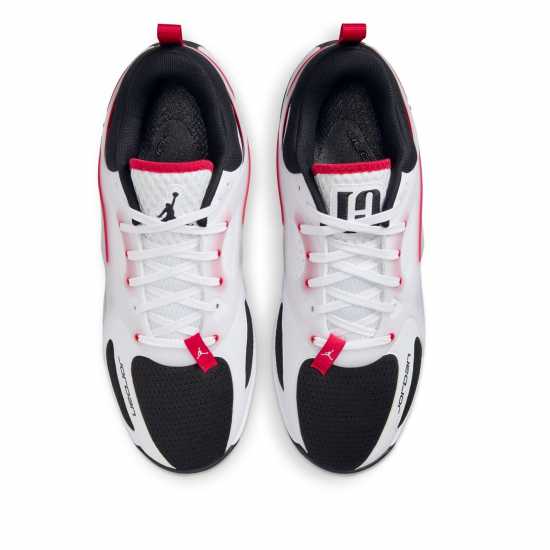 Nike Heir Basketball Trainers Adults Бяло/Черно/Червено Баскетболни маратонки