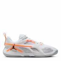 Nike Heir Basketball Trainers Adults Wht/Blk/Ora Баскетболни маратонки
