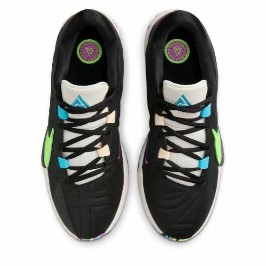 Nike Zoom Freak 5 Basketball Shoes Black/Blue Мъжки баскетболни маратонки