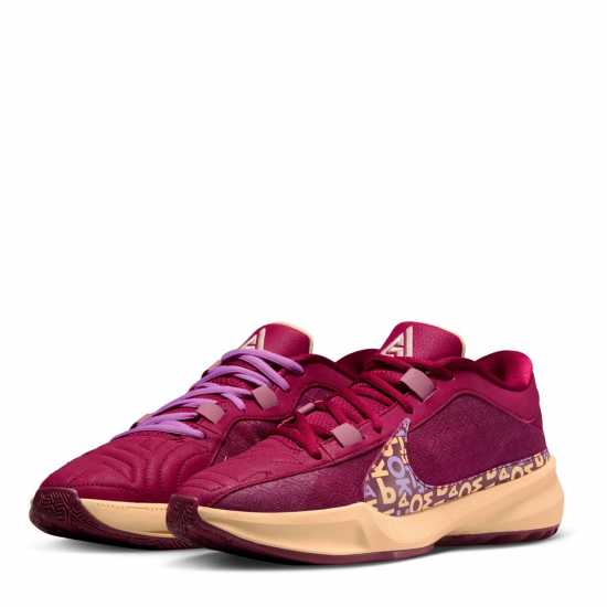 Nike Zoom Freak 5 Basketball Shoes Red/Peach Мъжки баскетболни маратонки