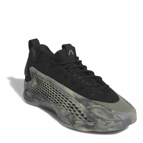 Adidas Anthony Edwards 1 Basketball Shoes Mens Сребро/Черно 