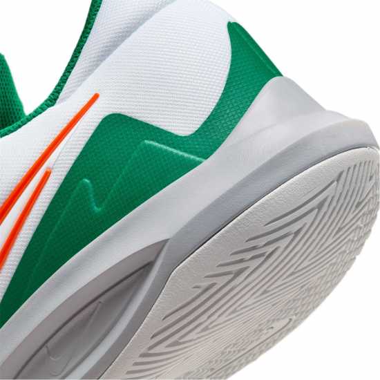Nike Precision 6 Basketball Shoes White/Green Мъжки баскетболни маратонки
