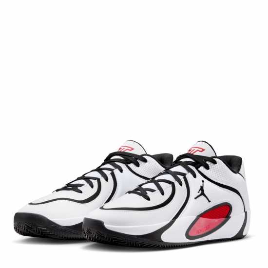 Air Jordan Men's Tatum Basketball Trainers White/Red Air Jordan Men's Tatum Basketball Trainers White/Red
