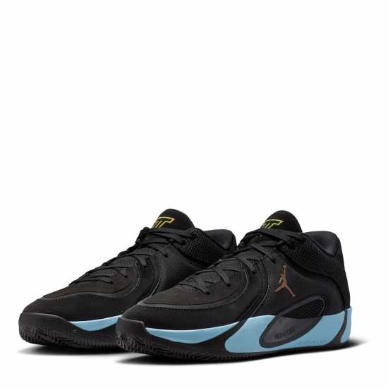 Air Jordan Tatum Basketball Trainers Black/Ice Blue Air Jordan Tatum Basketball Trainers Black/Ice Blue