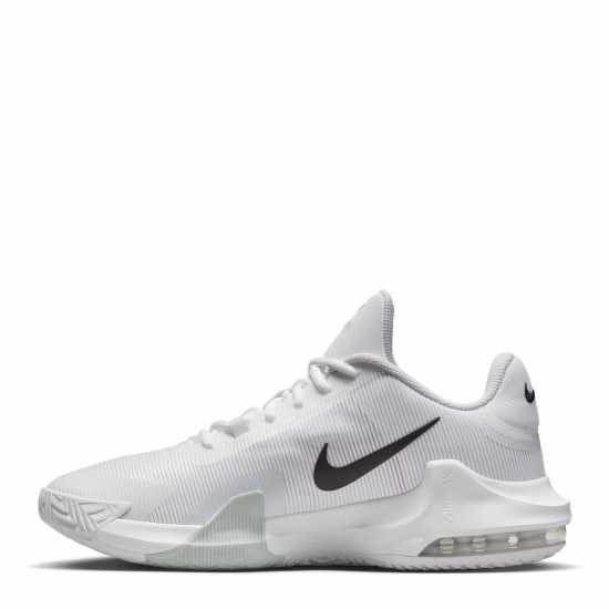 Nike Мъжки Маратонки За Баскетбол Air Max Impact 4 Mens Basketball Shoes White/Black Мъжки баскетболни маратонки