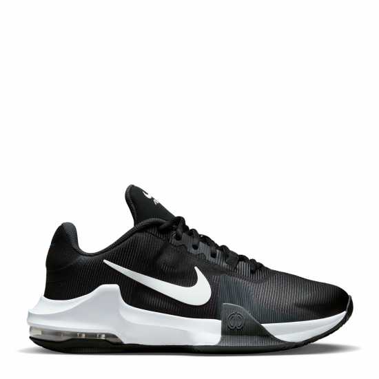 Nike Мъжки Маратонки За Баскетбол Air Max Impact 4 Mens Basketball Shoes Black/White - Мъжки баскетболни маратонки