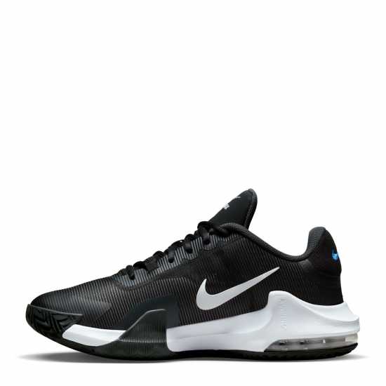 Nike Мъжки Маратонки За Баскетбол Air Max Impact 4 Mens Basketball Shoes Black/White Мъжки баскетболни маратонки