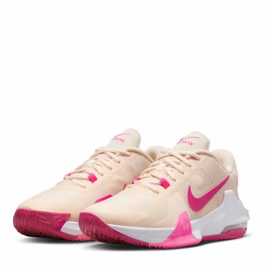 Nike Мъжки Маратонки За Баскетбол Air Max Impact 4 Mens Basketball Shoes Guava/Berry Мъжки баскетболни маратонки