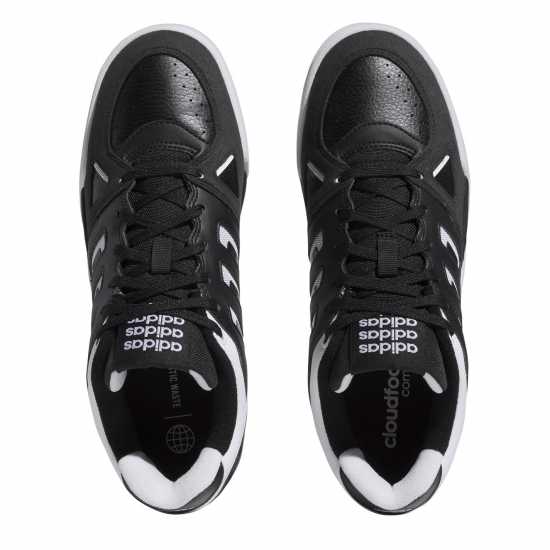 Adidas Midcity Low Shoes Mens Black/White Мъжки баскетболни маратонки