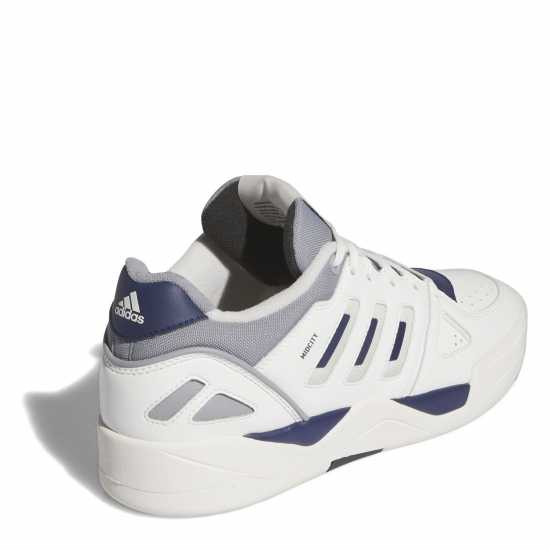 Adidas Midcity Low Shoes Mens White/Blue Мъжки баскетболни маратонки