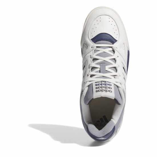 Adidas Midcity Low Shoes Mens White/Blue Мъжки баскетболни маратонки