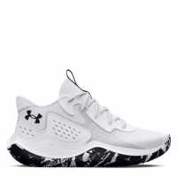 Under Armour Jet 23 Basketball Shoes Mens White/Halo Grey Баскетболни маратонки