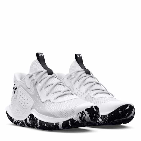 Under Armour Jet 23 Basketball Shoes Mens White/Halo Grey Баскетболни маратонки