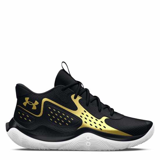 Under Armour Jet 23 Basketball Shoes Mens Black/Gold Мъжки баскетболни маратонки