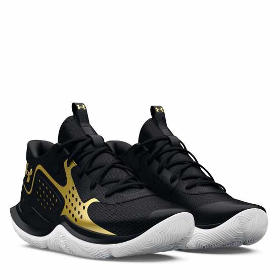 Under Armour Jet 23 Basketball Shoes Mens Black/Gold Мъжки баскетболни маратонки