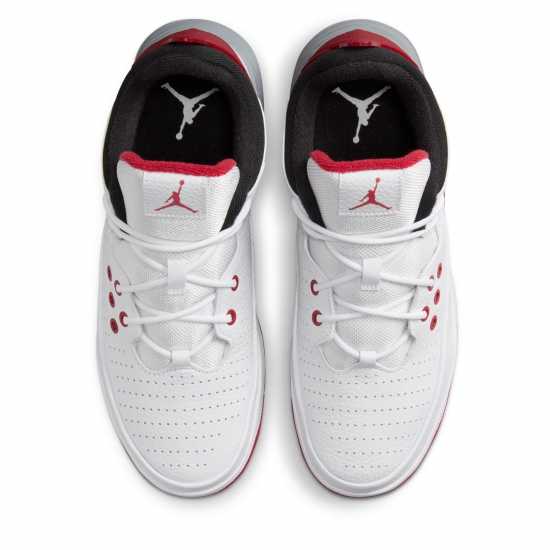 Air Jordan Max Aura 5 Men's Basketball Shoes White/Red Мъжки баскетболни маратонки