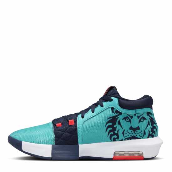 Nike Lebron Witness Viii Basketball Shoes Кактус/Кримсън Nike Lebron Witness Viii Basketball Shoes Кактус/Кримсън