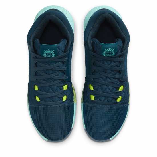 Nike Lebron Witness Viii Basketball Shoes Armory Navy/Grn Nike Lebron Witness Viii Basketball Shoes Armory Navy/Grn
