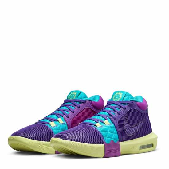 Nike Lebron Witness Viii Basketball Shoes Purple/Cactus Мъжки баскетболни маратонки