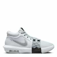 Nike Lebron Witness Viii Basketball Shoes Wht/Blk/Grey Мъжки баскетболни маратонки
