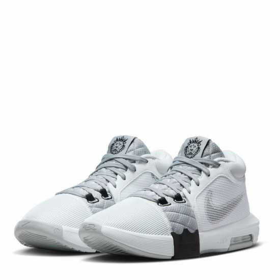 Баскетболни маратонки Nike Lebron Witness Viii Basketball Shoes Wht/Blk/Grey Nike Lebron Witness Viii Basketball Shoes Wht/Blk/Grey Баскетболни маратонки