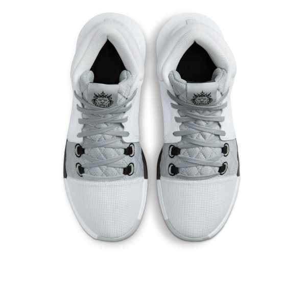 Nike Lebron Witness Viii Basketball Shoes Wht/Blk/Grey Мъжки баскетболни маратонки