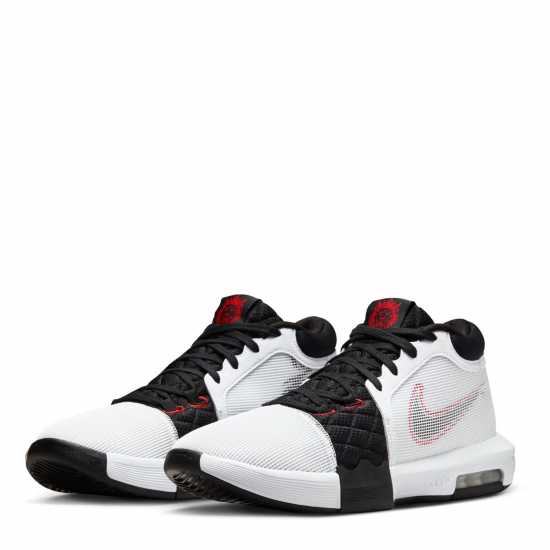 Nike Lebron Witness Viii Basketball Shoes Бяло/Черно/Червено Мъжки баскетболни маратонки