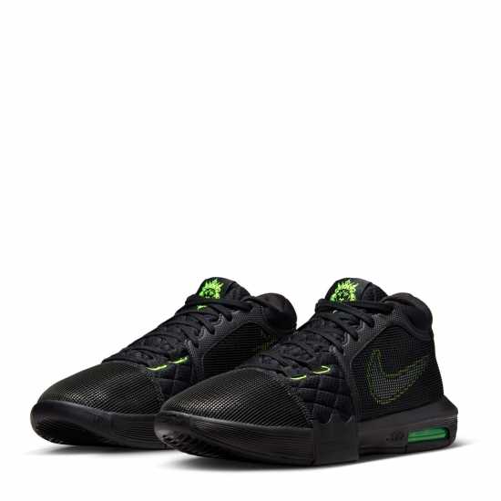 Nike Lebron Witness Viii Basketball Shoes Black/Silver Мъжки баскетболни маратонки