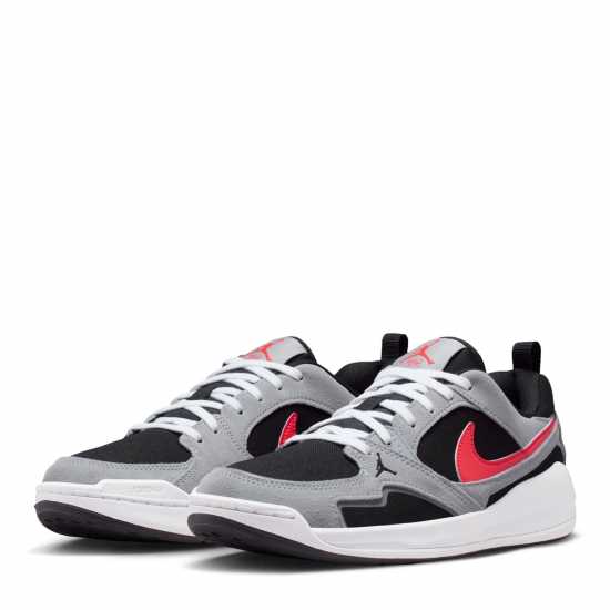 Air Jordan Men's Basketball Trainers Blk/Red/Grey 