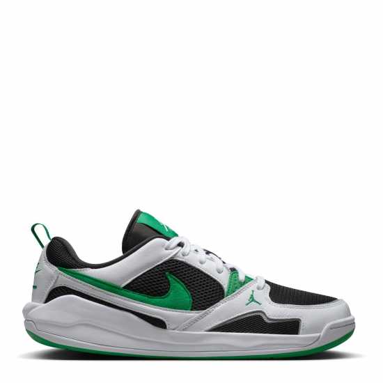 Air Jordan Men's Basketball Trainers Blk/Green/Wht 