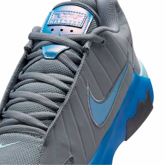 Nike Men's Basketball Trainers Grey/Blue 
