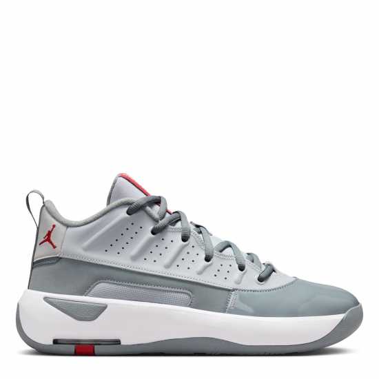 Air Jordan Aj Max Aura 7 Shoes Mens Сиво/червено 