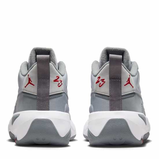 Air Jordan Aj Max Aura 7 Shoes Mens Сиво/червено 