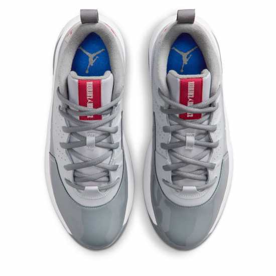 Air Jordan Aj Max Aura 7 Shoes Mens Сиво/червено 